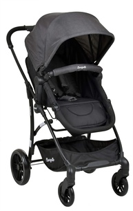 Carrinho de Bebê Burigotto Convert Dark Gray: Conforto e Segurança em Cada Passeio - imagem 1