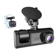 Dash Cam Domary 3 Câmeras: Segurança e Visão Completa do Seu Carro - imagem 1