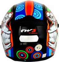 Capacete FW3 GT Turbo Preto Brilhante 56: Segurança e Estilo para Sua Pilotagem - imagem 5