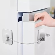 Trava de Segurança Flexível com Chave para Crianças - Proteja sua Casa com Facilidade - imagem 3