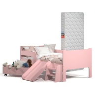 Mini Cama Sonho Kid's Infantil Montessoriana Rosa com Colchão - Segurança e Estilo para o Quarto do Seu Pequeno - imagem 1