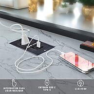 Tomada Universal com USB: Carregue Tudo com Segurança! - imagem 2