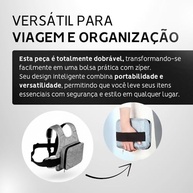 Colete de Segurança Infantil para Moto - Proteção Confortável e Ajustável para Passeios com Criança - imagem 5