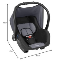 Bebê Conforto Evo Preto/Cinza - Segurança e Conforto para Seu Bebê - imagem 3