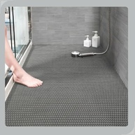 Tapete Antiderrapante Premium para Banheiro e Áreas Molhadas | Segurança, Estilo e Durabilidade (Onda Cinza, 60x100 cm) - imagem 3