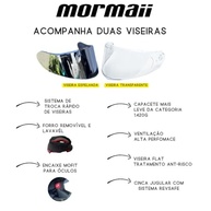 Capacete Mormaii Titanium Fosco Original: Segurança e Estilo para Motociclistas - imagem 3