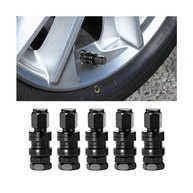 Kit 5 Hastes de Válvula Pneu Carro VS33 TR33E Alumínio - Segurança e Durabilidade - imagem 1