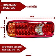 Lanterna Traseira LED Universal: Mais Segurança! - imagem 2
