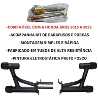 Protetor de Motor e Carenagem Wheeling Bros 160 (2015-2025) Preto Fosco - Segurança e Estilo - imagem 3