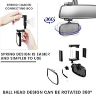 Espelho Retrovisor Bebê 360°: Segurança e Visão Clara no Banco Traseiro - imagem 4
