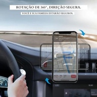 Suporte Magnético Universal para Celular com Ímã de Neodímio - Segurança e Praticidade no Carro - imagem 3