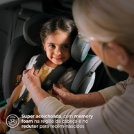Cadeirinha Infantil Nonna Giro 360° Preto Noturno: Segurança e Conforto para Todas as Fases - imagem 3