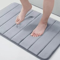 Tapete Antiderrapante Soft Bege – Conforto e Segurança no Banheiro com Toque Macio e Secagem Rápida - imagem 4