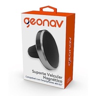 Suporte Veicular Magnético Geonav SUPMAG3: Navegação e Segurança para Smartphones de até 6.5" | Preto/Alumínio - imagem 3