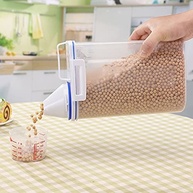 Pote Hermético Jheppbay 2L com Bico e Copo Medidor - Armazenamento Prático e Seguro - imagem 3