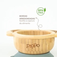 Kit Bowl de Bambu Coala com Talheres em Bambu e Silicone - Seguro e Sustentável para Bebês - imagem 5
