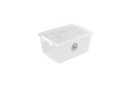 Caixa Organizadora 4L com Travas - Modelo Cristal da Linha Bel | Armazenamento Seguro e Transparente - imagem 1