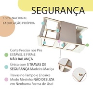 Torre de Aprendizagem Montessori Branca - Estímulo Autônomo e Seguro para Crianças - imagem 4