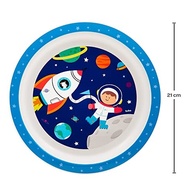 Buba Kit Refeição Aventuras - Astronauta | Prato Divertido e Seguro para Crianças - imagem 3