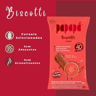 Kit 5 Biscoitos de Goiaba Sem Açúcar Biscotti 60g - Papapá | Leveza e Sabor sem Culpa - imagem 4