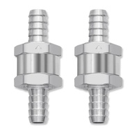 Kit 2 Válvulas Retenção Combustível 10mm Liga Alumínio - Fluxo Unidirecional Sem Retorno - imagem 2