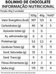 Caixa de Bolinhos de Chocolate Sem Açúcar Sem Glúten Sem Leite Belive 10 unidades de 40g - imagem 1