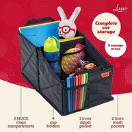 Organizador de Assento de Carro Lusso Gear: 9 Compartimentos Inteligentes para Viagens sem Bagunça - imagem 3