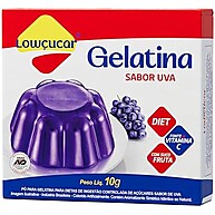 Gelatina Zero Uva Lowcucar: Sabor Delicioso e Sem Açúcar - imagem 1