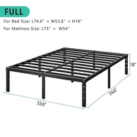 Estrutura de Cama Plataforma de Metal com Ripas Resistentes - Design Moderno e Sem Mola Box - imagem 4