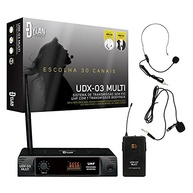 Sistema Microfone Sem Fio UHF 30 Canais Dylan UDX-03: Liberdade e Clareza para seu Palco! - imagem 2