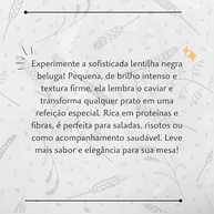 Lentilha Beluga Negra Sem Glúten Ceres 400g - imagem 4