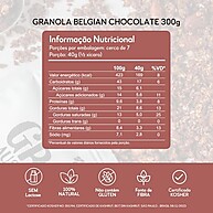 Hart's Natural Granola Australia Belgian Chocolate | Granola Sem Glúten, Sem Lactose, Vegano | 100% Natural | Alto em Fibras | Snack Saudável | 300g - imagem 3