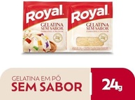 Gelatina em pó Royal sem sabor incolor 24g - imagem 3