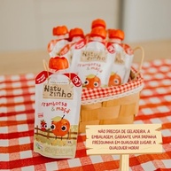 Kit 6 Papinhas Orgânicas Natuzinho Maçã e Framboesa | Sem Açúcar, Natural e Prático para Introdução Alimentar - imagem 4