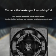 Cubo Mágico GAN 249 V2 2x2 Speed Cube Profissional - Sem Adesivo - imagem 3