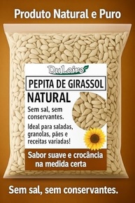 Semente de Girassol sem casca (1kg) - imagem 2