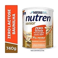 Nutren Senior Baunilha Zero Lactose 740g: Vitalidade e Sabor - imagem 2