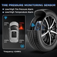 Sensor TPMS Sorghum 434MHz Pré-Programado para Ram 1500/2500/3500 e Jeep Cherokee (2014-2024) - Substituição OE - imagem 4