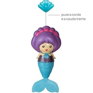 Sereia Treme Treme – Brinquedo de Banho Colorido com Corda para Tremor - imagem 4