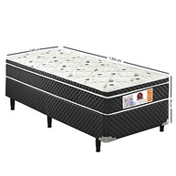Serra Negra - Cama Box Solteiro com Molas Bonnel 88x188x50cm | Conforto e Qualidade para Seu Descanso - imagem 3