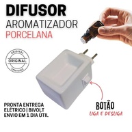 Difusor de Aromas Elétrico em Porcelana Branco: Transforme Seu Ambiente em até 30m² - imagem 3