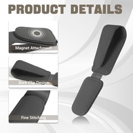 Suporte Magnético de Couro para Óculos de Sol no Carro | Organize Seu Interior - imagem 4
