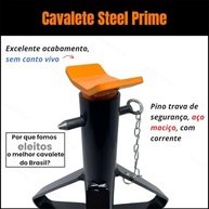 Kit 4 Cavaletes Automotivos Preguiça 2 Toneladas - Segurança e Estabilidade para Seu Carro - imagem 5