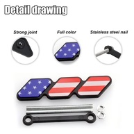 Emblema de Grade Tricolor Universal - Destaque e Durabilidade para Seu Carro - imagem 4