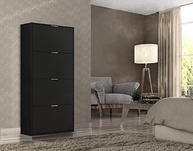 Sapateira Safira 4 Portas Onix - Organize Seu Espaço com Estilo e Funcionalidade - imagem 4