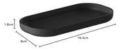 Bandeja Dual Oval Preta - Organize seu Banheiro com Estilo e Praticidade - imagem 4