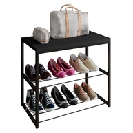 Sapateira Industrial com 2 Prateleiras em Aço Preto - Organize seu Espaço com Estilo - imagem 2