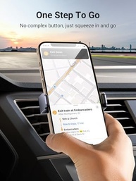 UGREEN Suporte de Carro para Celular com Ventilação: Liberdade e Segurança para seu iPhone - imagem 3