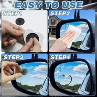 Espelho Ponto Cego Coração 2 Peças: Visibilidade Ampliada e Estilo Único para Seu Carro - imagem 4