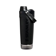 Garrafa Shaker Stanley Activate 591 ml | Copo Shaker de Aço Inoxidável com Isolamento à Prova de Vazamentos | Armazenamento na Base e Tampa de Fluxo Rápido | Shakes de Proteína | Black - imagem 2
